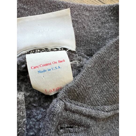 Vintage Harley Davidson Tultex Embroidered Dragon Eagle Men's Pullover Sweater L - Picture 5 of 6